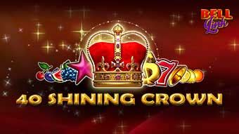 40 Shining Crown Bell Link Slot by EGT Digital .